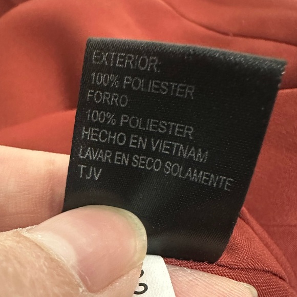 ANTONIO MELANI Burnt Orange Long Sleeve Dress Polyester size 4 - Picture 5 of 7